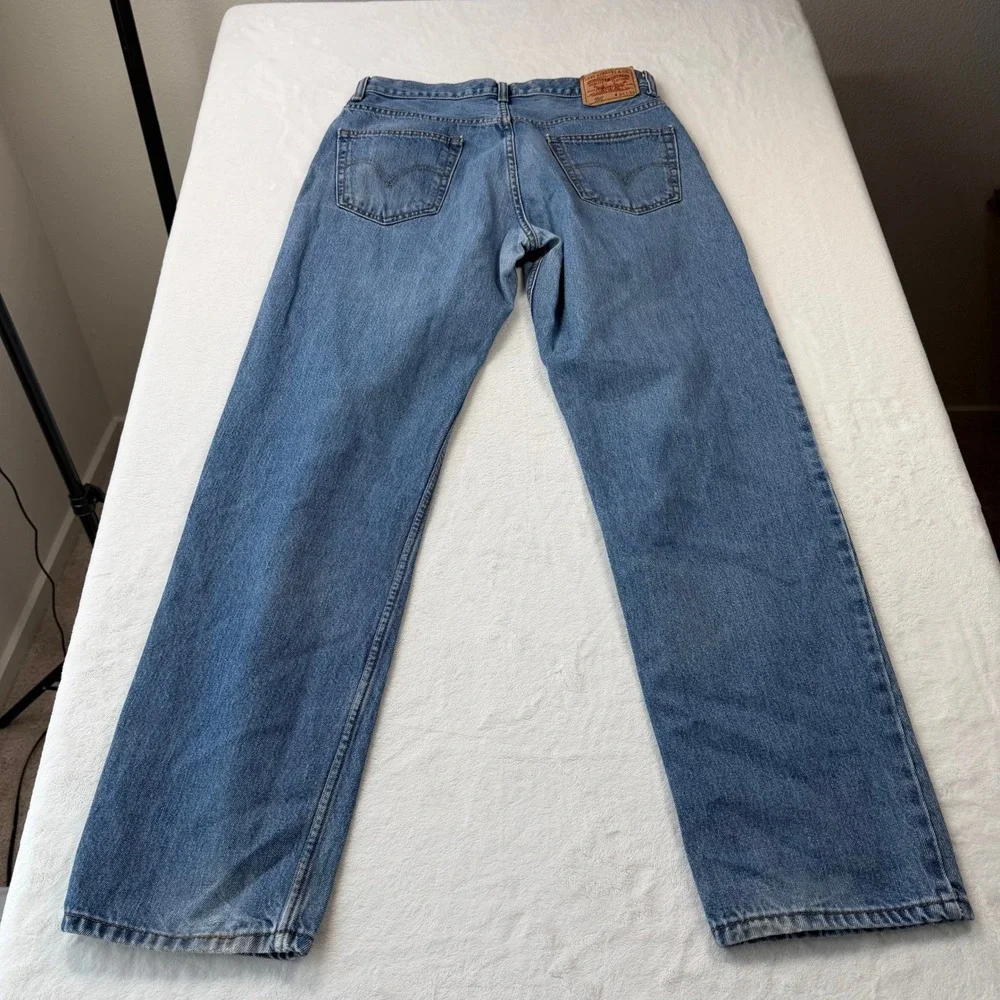 Levi's 550 Relaxed Fit Jeans Mens 34x34 Blue Good Medium Wash Denim